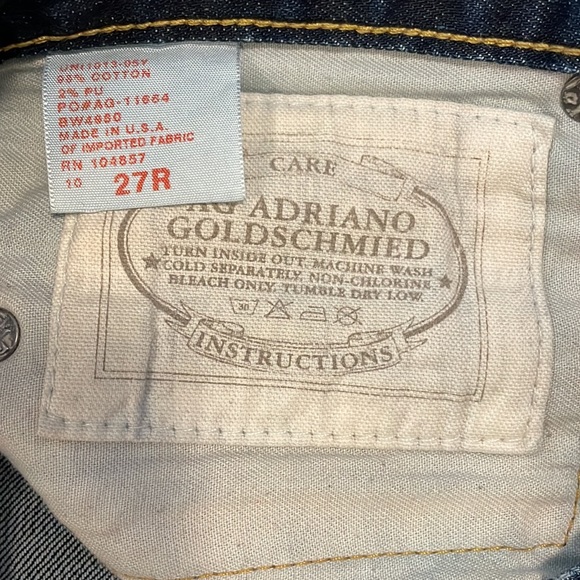 EC AG - Adriano Goldschmid Angel Boot Cut Jeans - Size 27R - Picture 5 of 6